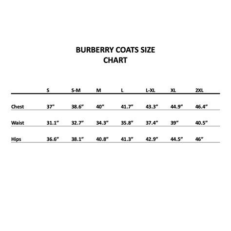 burberry cut off trench|burberry trench coat measurement chart.